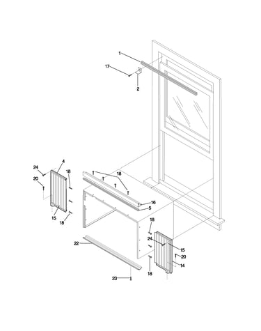 Window mounting parts