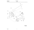 Frigidaire FSE446RHS1 motor,blower diagram