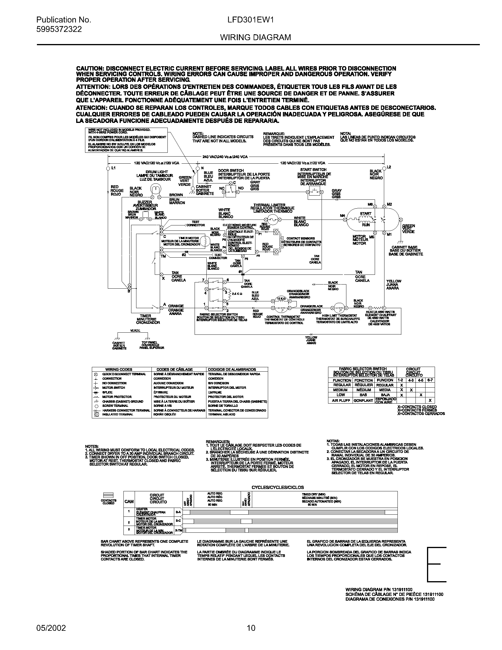 131911100 WIRING DIAGRAM