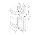 Frigidaire FRT18P5AB7 doors diagram