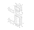 White-Westinghouse WRT15A0AW1 doors diagram