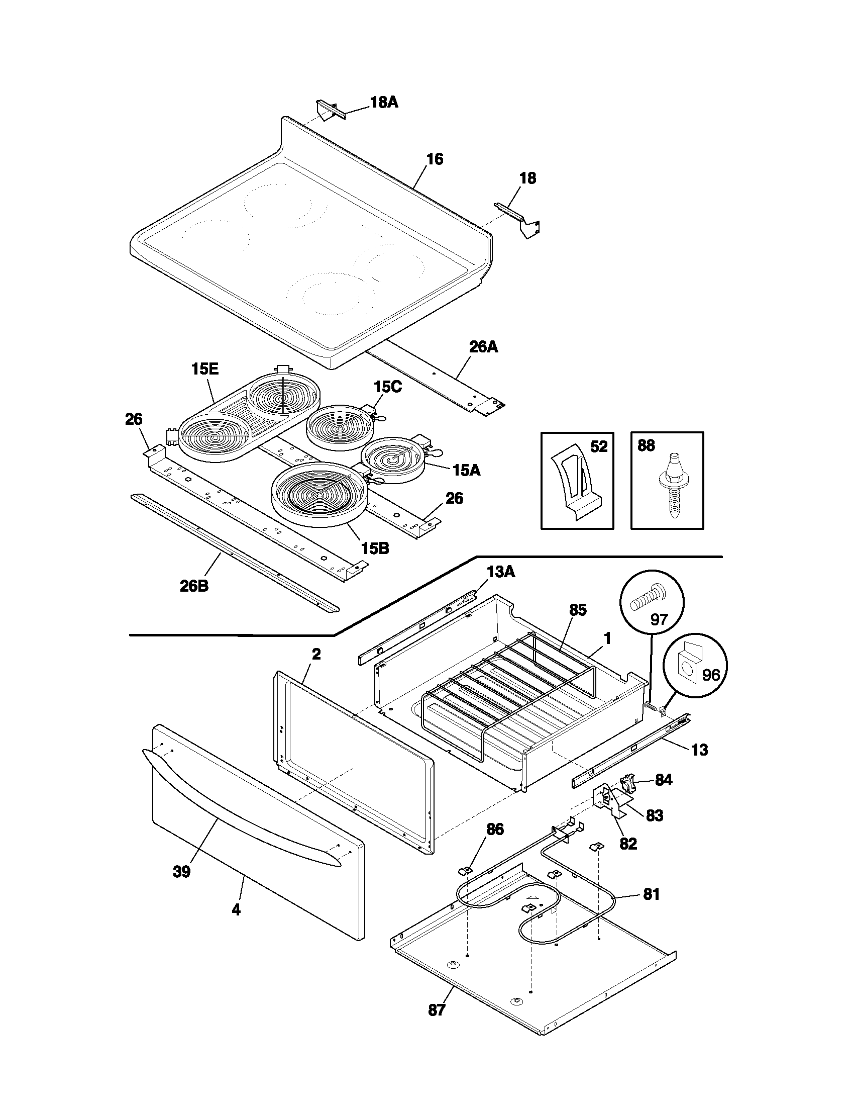 Top/drawer