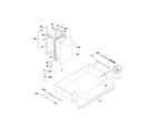 Frigidaire PLEF489ACC drawer/small door diagram