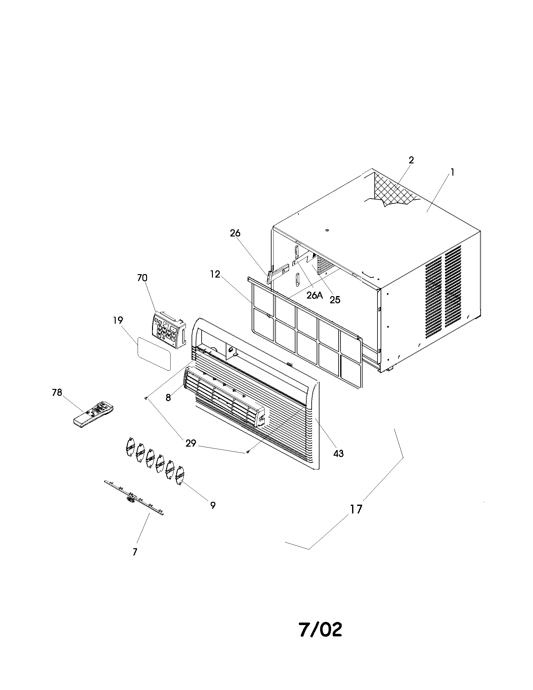 Cabinet front & wrapper