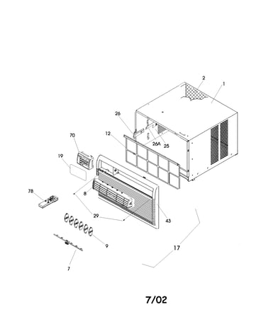 Cabinet front & wrapper