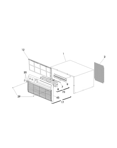 Cabinet front and wrapper