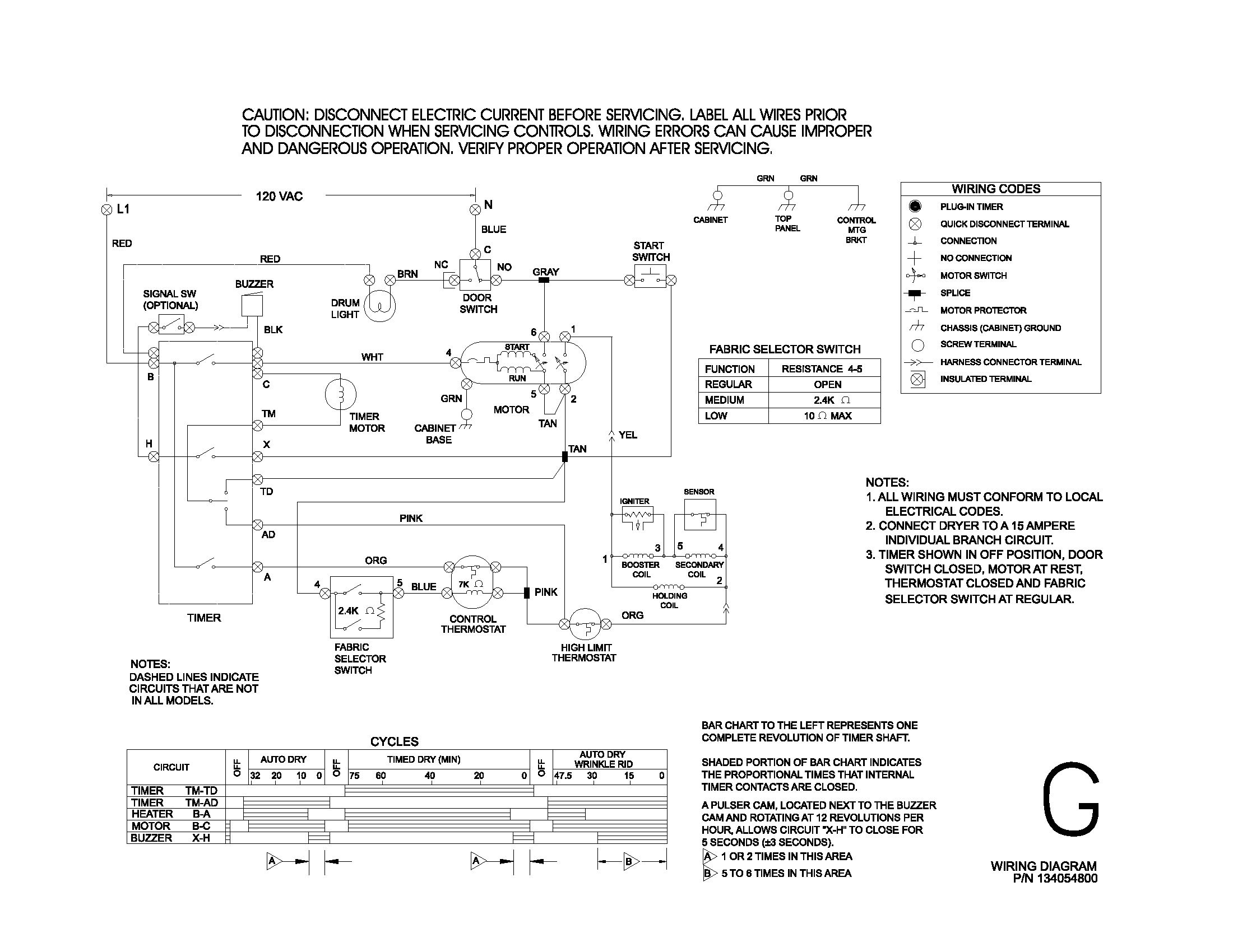 134054800 WIRING DIAGRAM