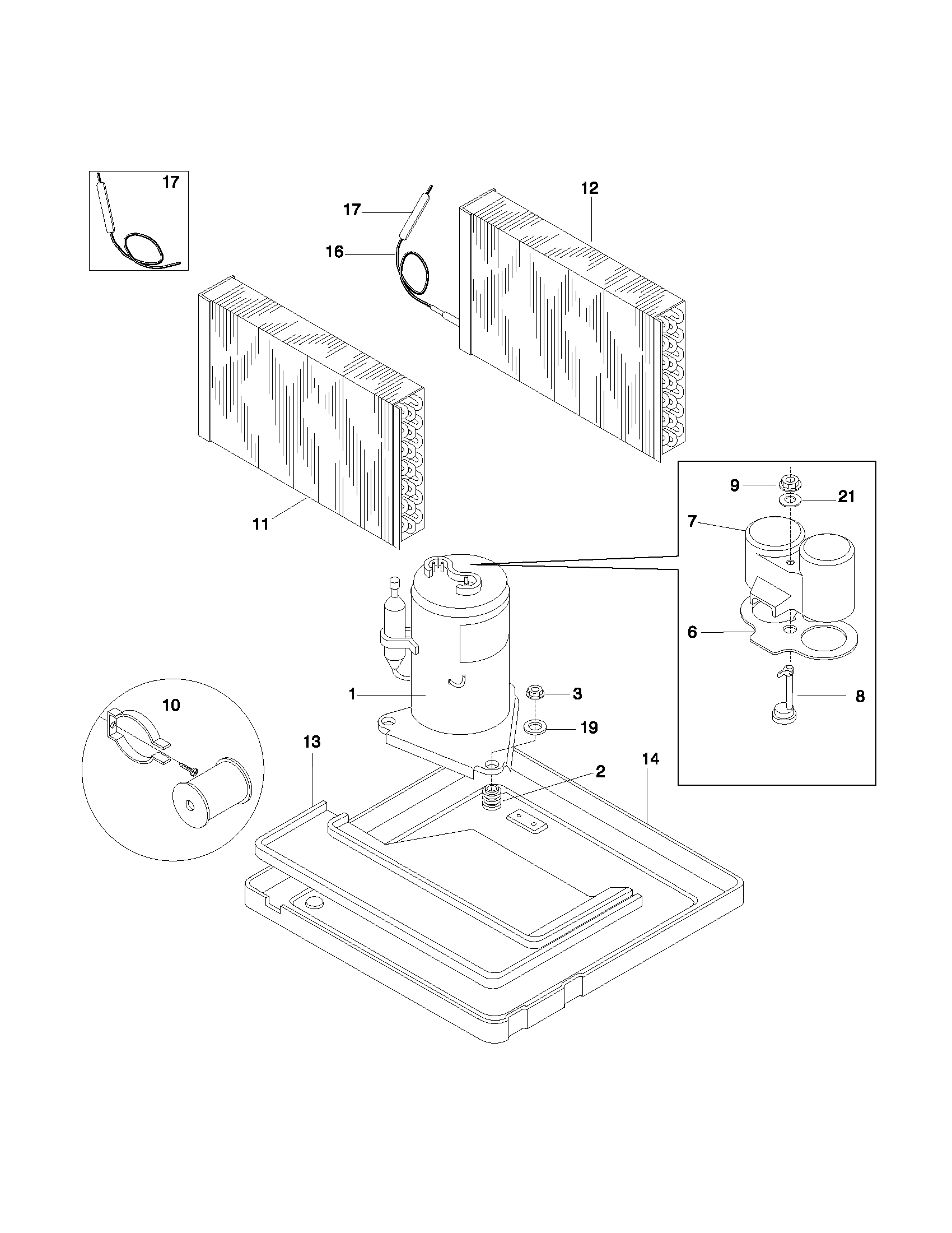 Compressor parts