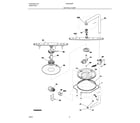 Frigidaire FDB435RFS5 motor & pump diagram