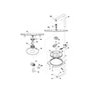 Kenmore 58714853200 motor & pump diagram