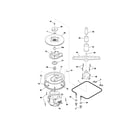 Kenmore 58717252200 motor & pump diagram