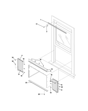 Window mounting parts