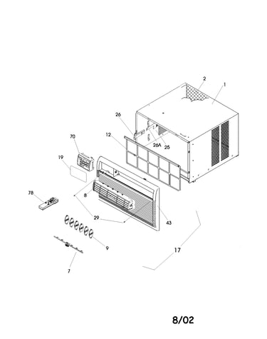 Cabinet front and wrapper