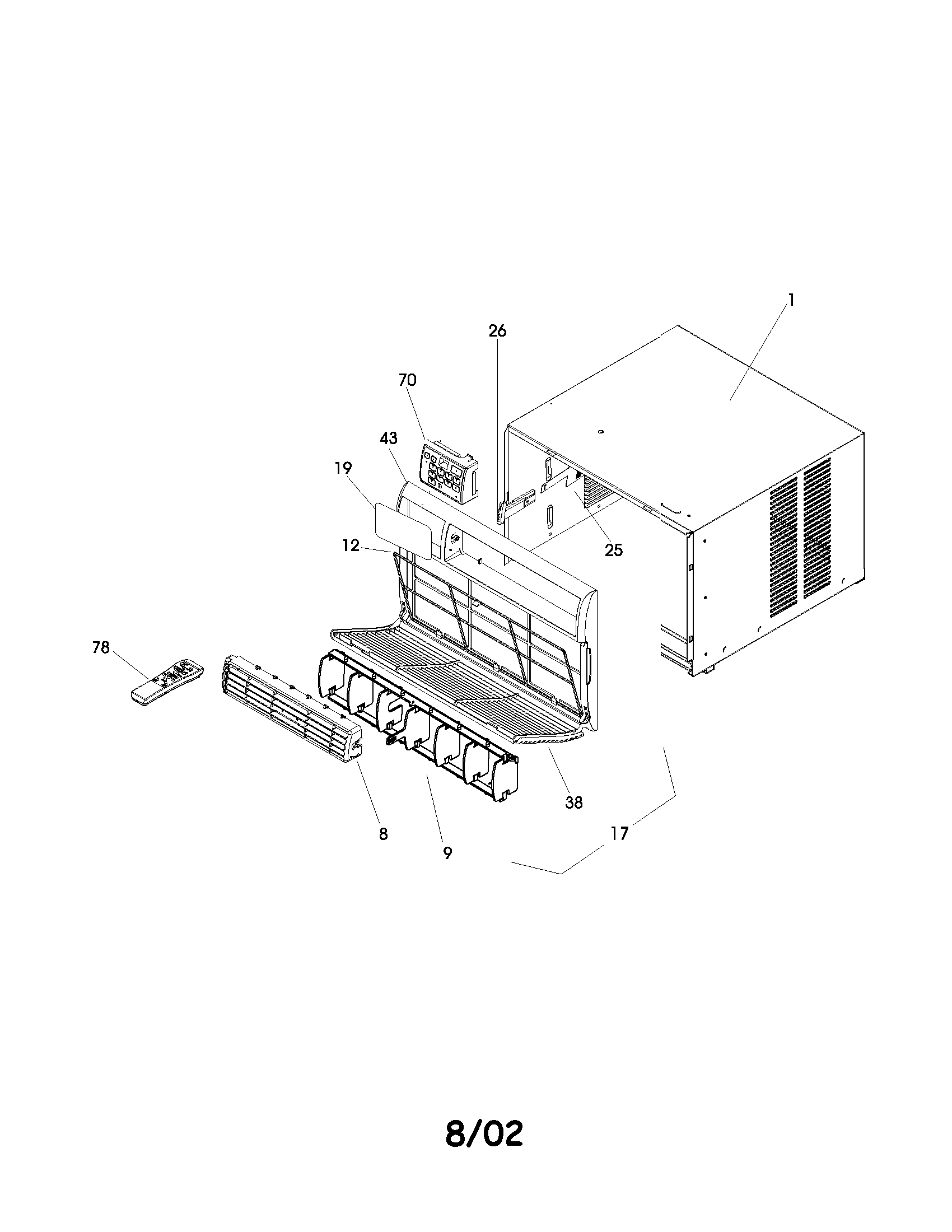 Cabinet front and wrapper