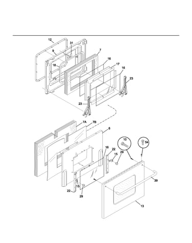 Oven door