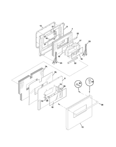 Oven door