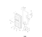 Frigidaire FFU14FC4AW2 door diagram