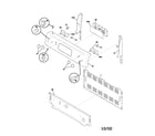 Frigidaire FEF357BSA backguard diagram