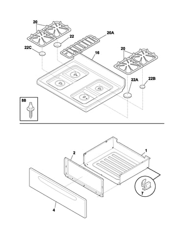Top/drawer