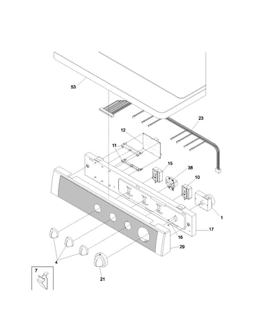 Controls/top panel