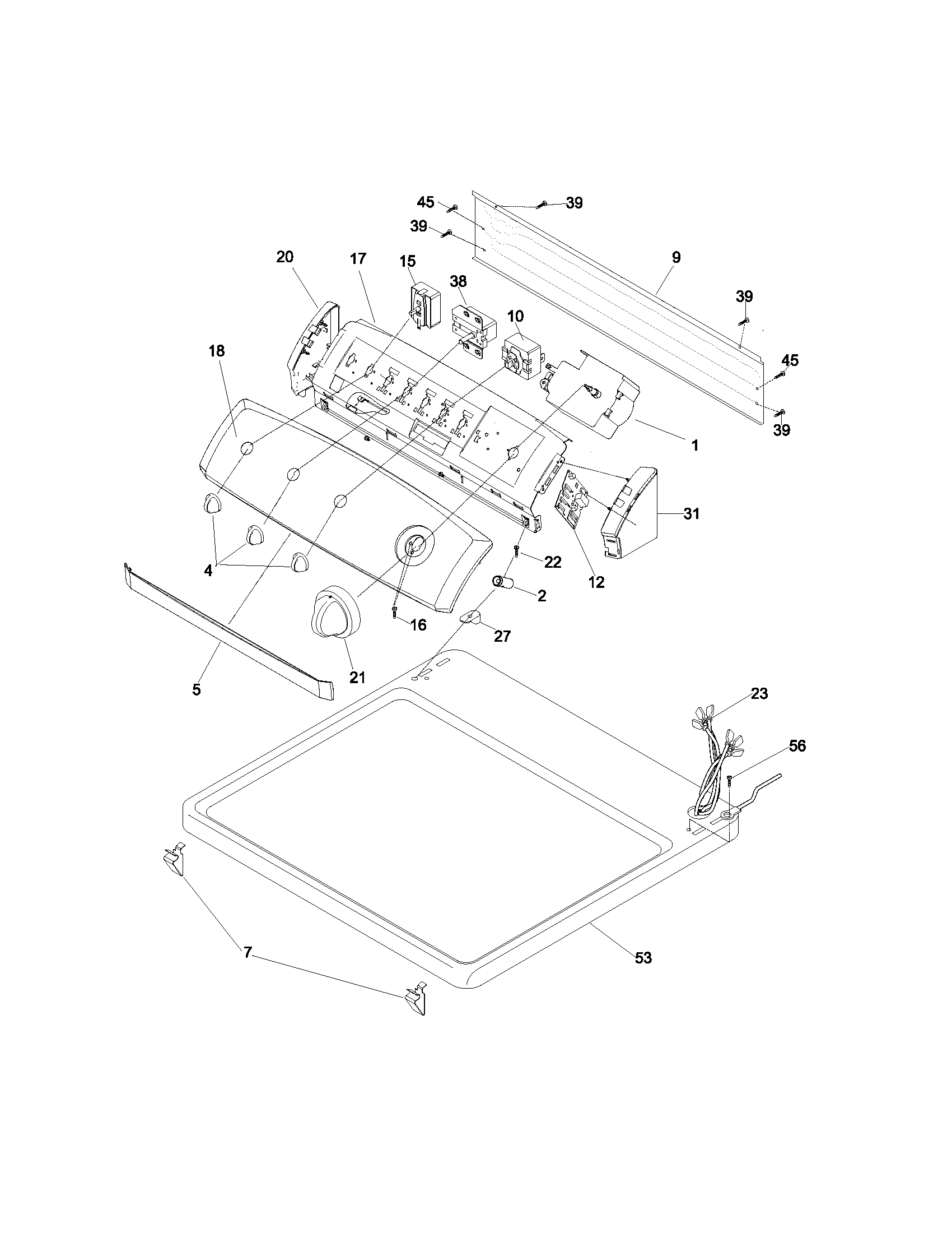 Controls/top panel
