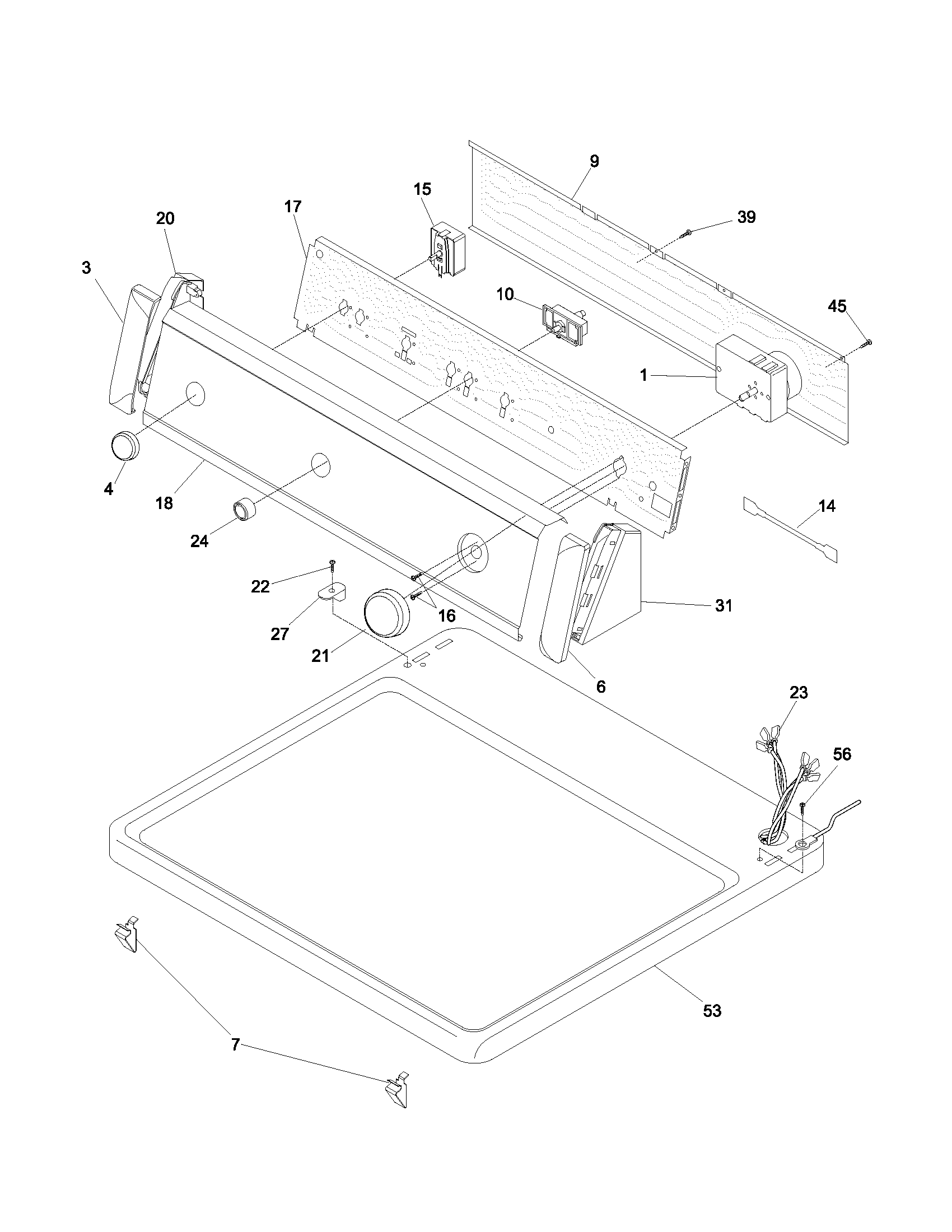 Controls/top panel