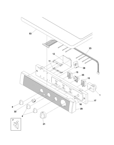 Controls/top panel