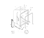 Frigidaire FDB956RBC1 tub diagram