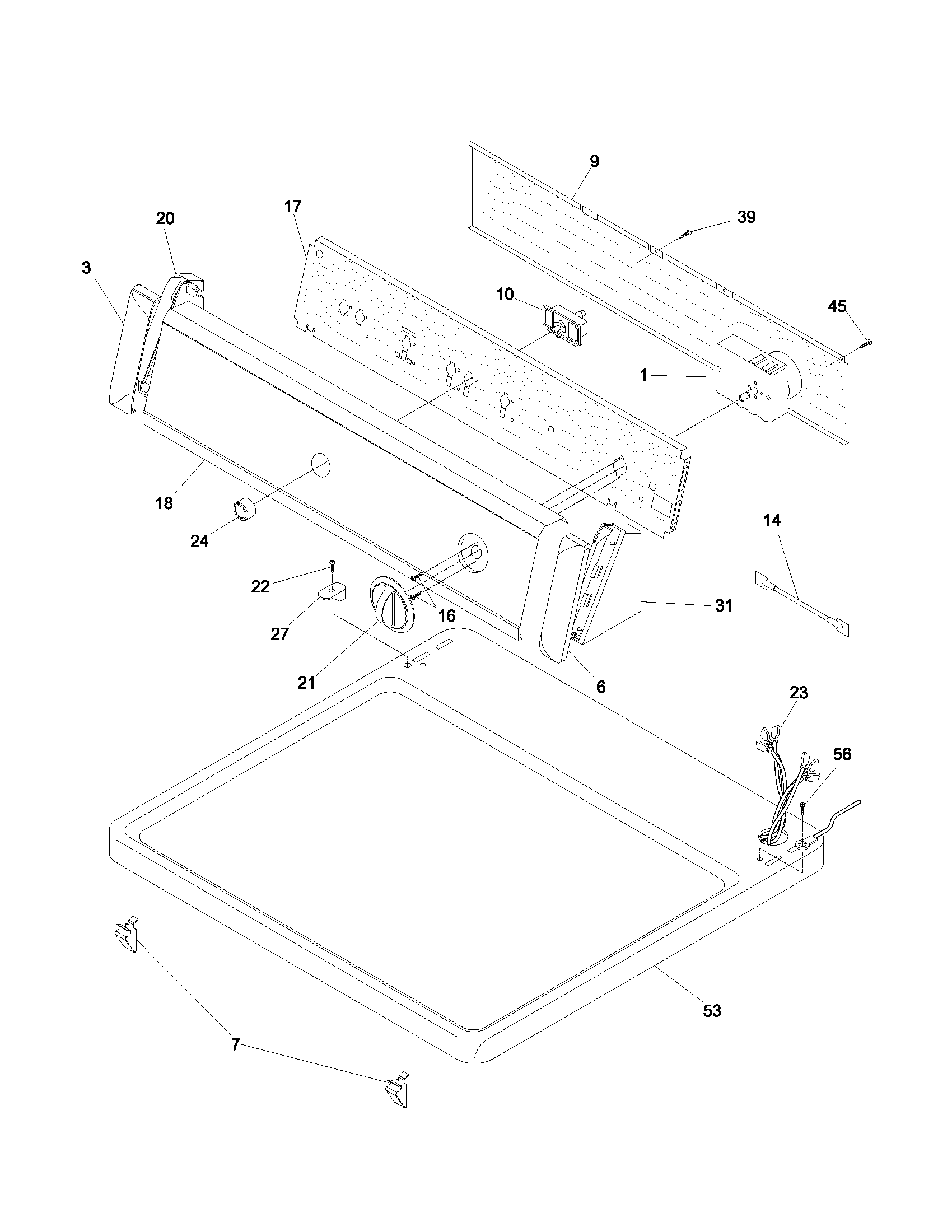 Controls/top panel