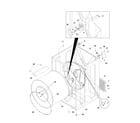 Frigidaire CRGR5700AS1 cabinet/drum diagram