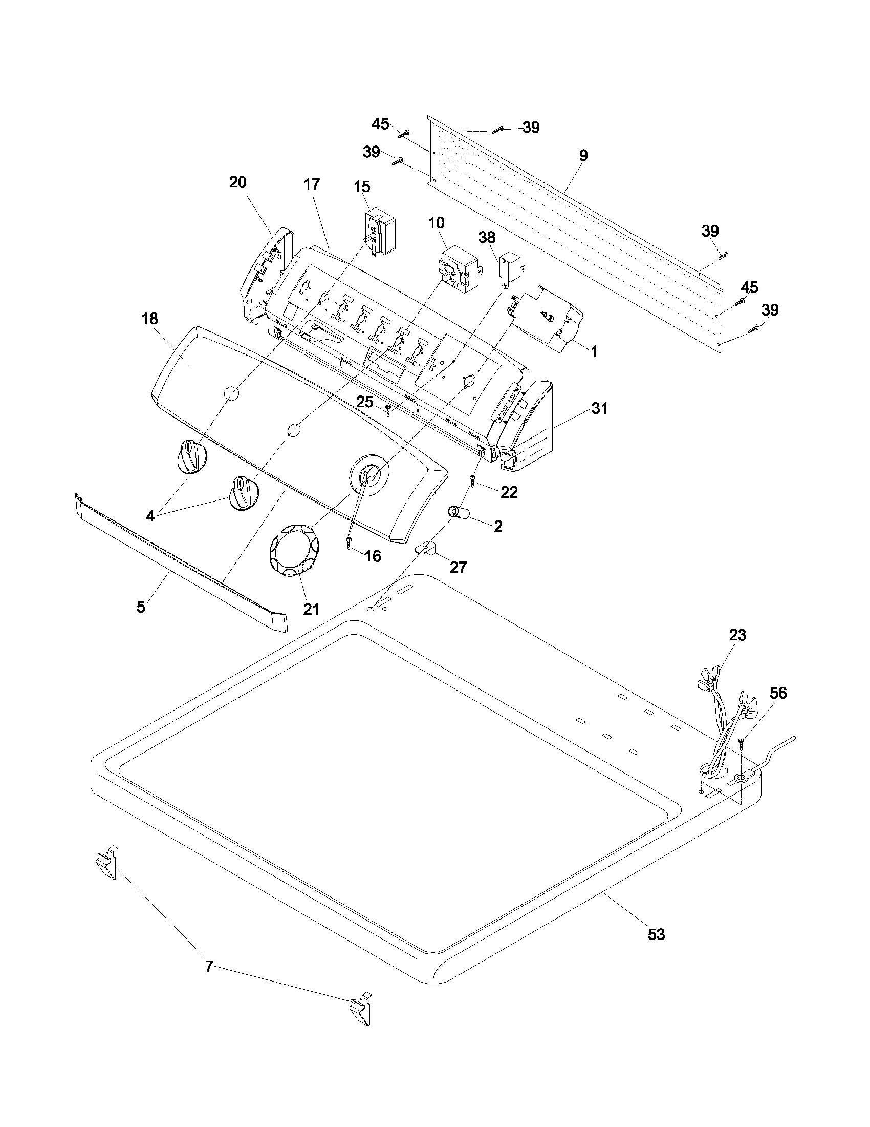 CONTROLS/TOP PANEL