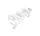 Frigidaire FGF368MXASA door diagram