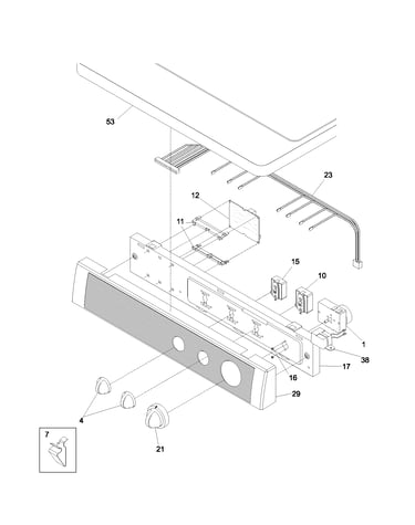 Controls/top panel