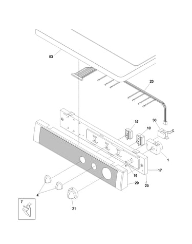 Controls/top panel