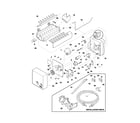 White-Westinghouse WRS23W0AW5 ice maker diagram