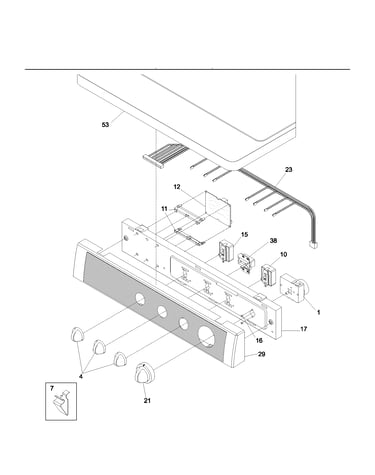Controls/top panel