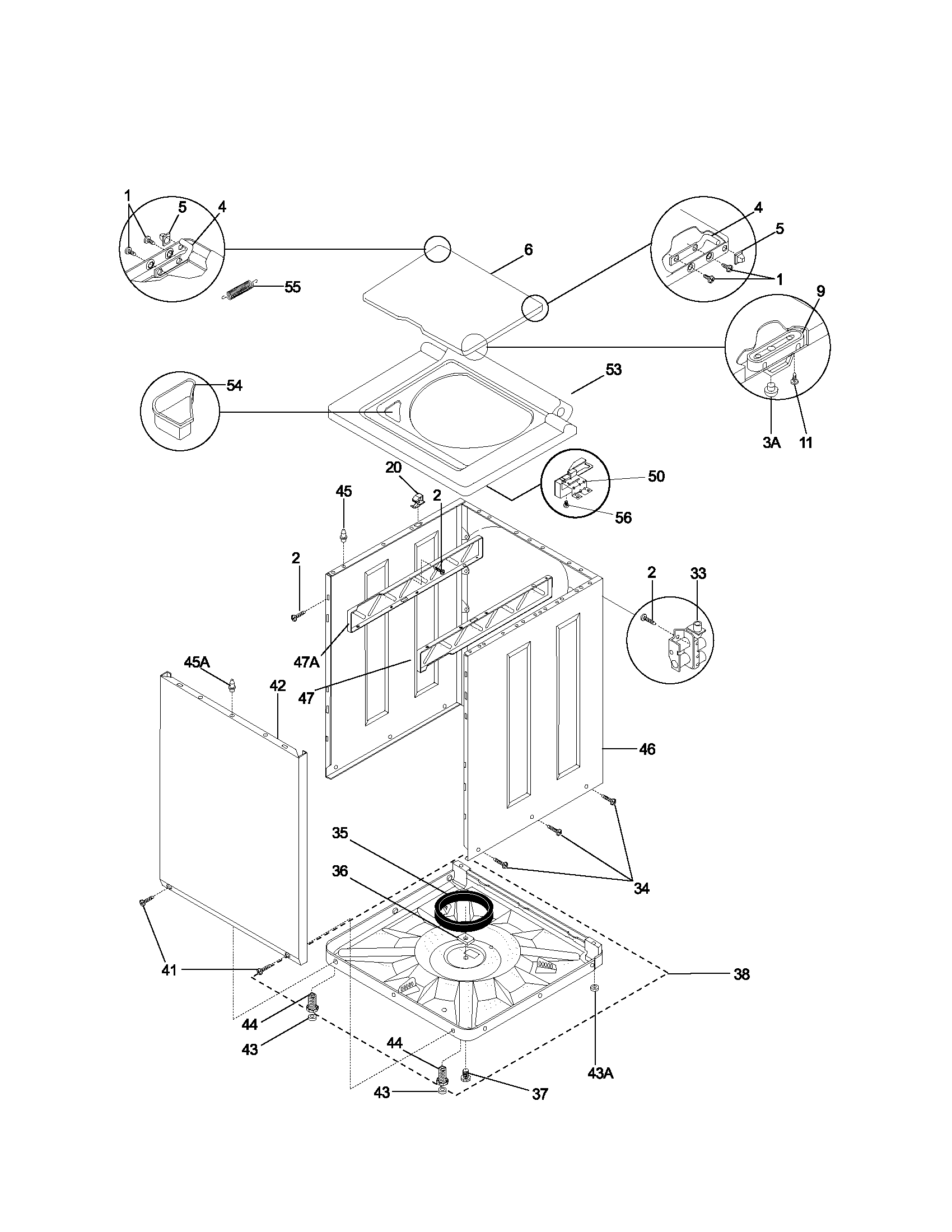 Lower cabinet/top