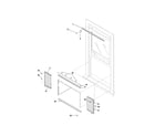 Kenmore 25374106301 window mounting parts diagram