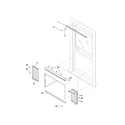 Kenmore 25375088300 window mounting parts diagram