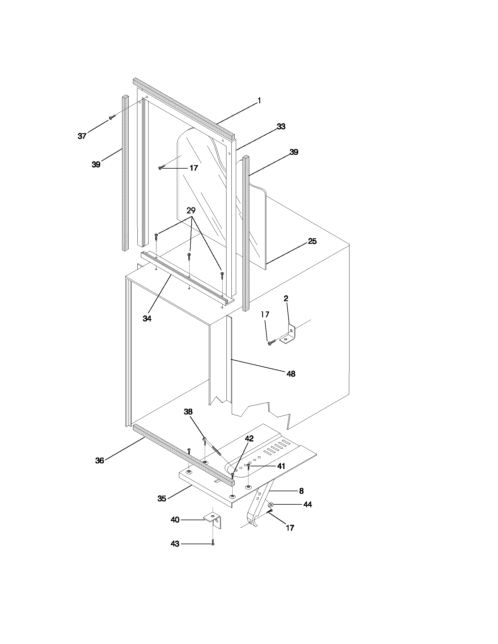 Window mounting parts