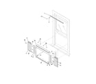 Frigidaire FAL125M1A2 window mounting parts diagram