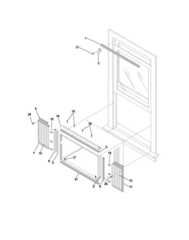 Window mounting parts