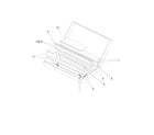 Frigidaire FAH08EM1T1 window mounting parts diagram