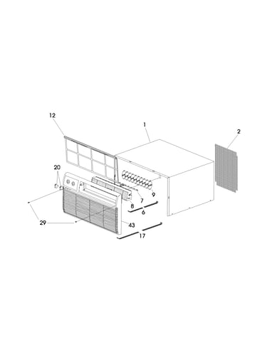 Cabinet front and wrapper
