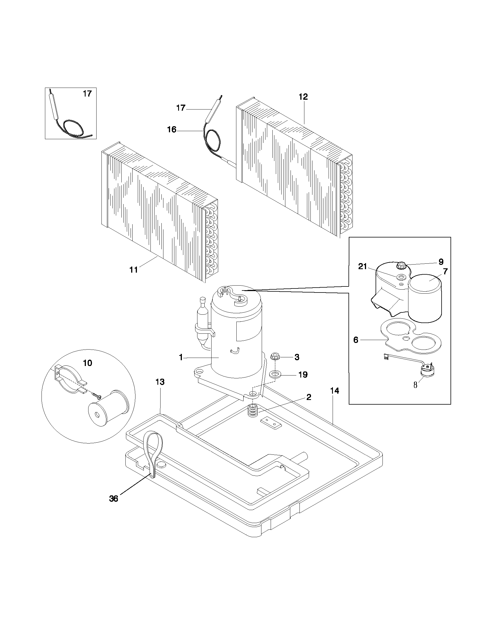 Compressor parts