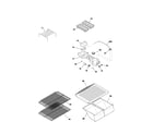 Kenmore 25331437105 shelves diagram