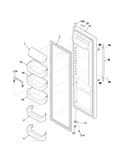 Refrigerator door