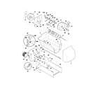 Frigidaire FRS26HF6BQ2 ice container diagram