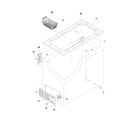 Frigidaire FFC15C3AW3 cabinet diagram