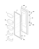 Refrigerator door